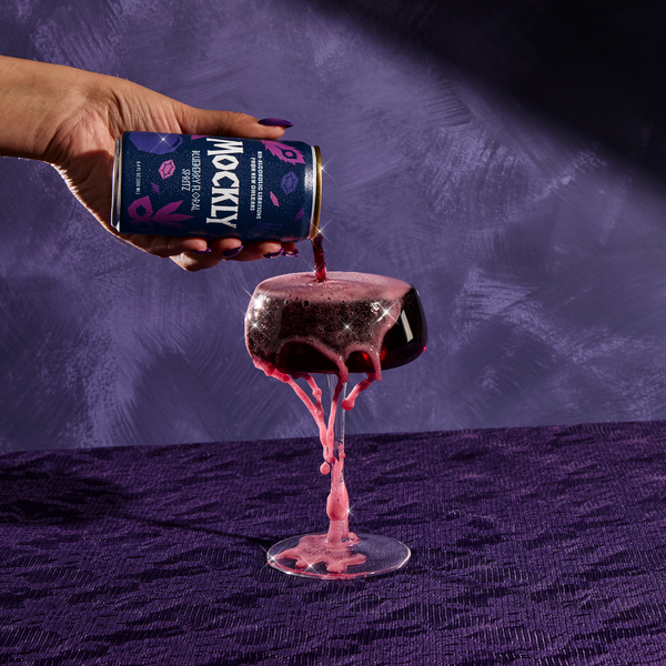 blueberry floral spritz pour