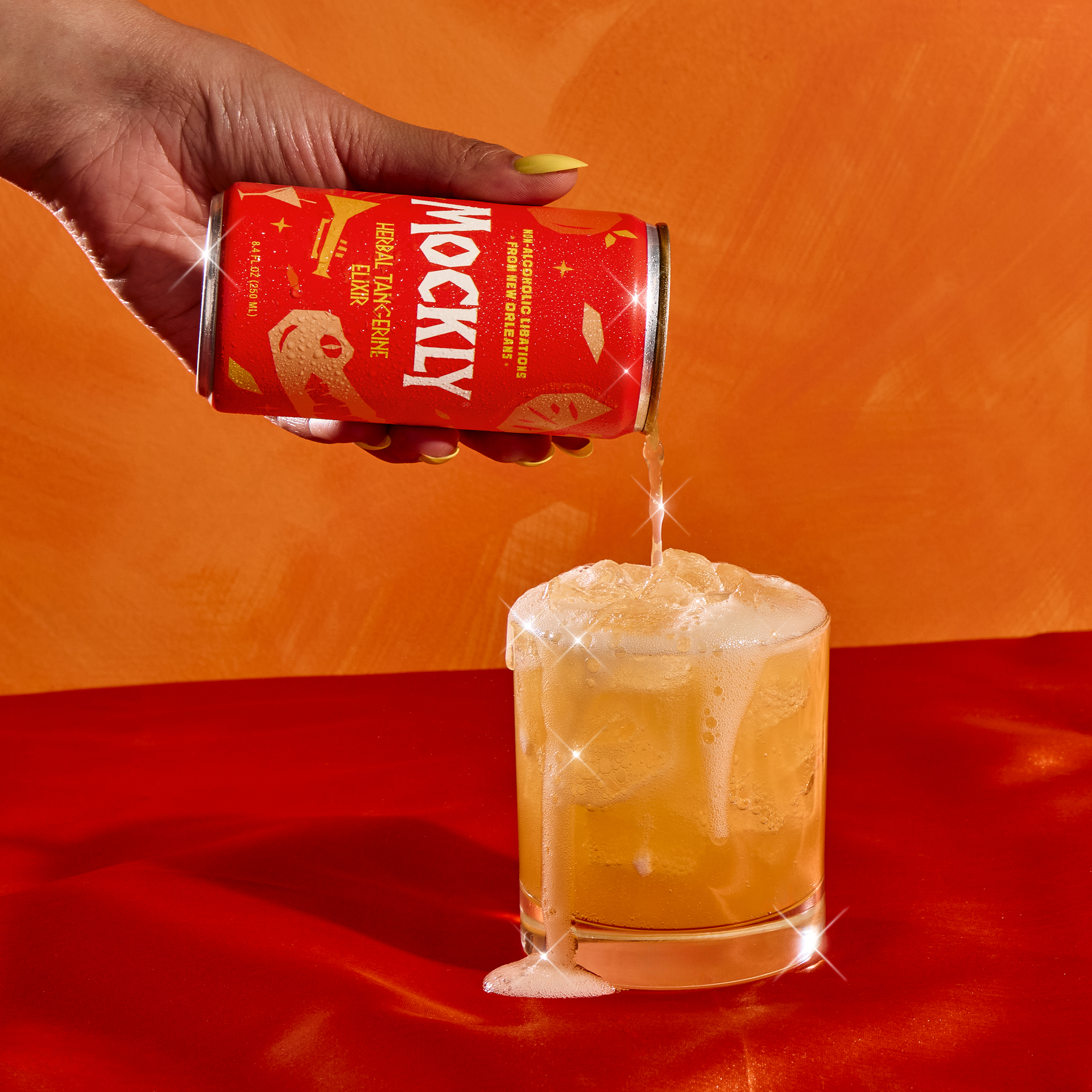 Herbal Tangerine Elixir Mockly Mocktail – Drink Mockly