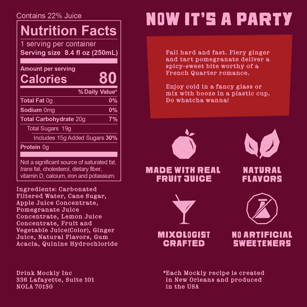 Pomegranate Ginger Tonic